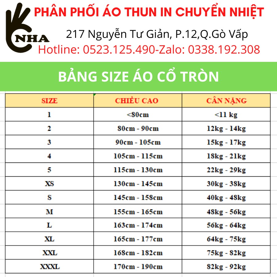 Áo Thun Trơn Tay Ngắn nam nữ Đủ màu hottrend giá xưởng may [OKNHA]