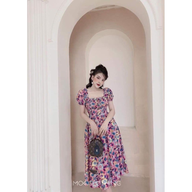 VẢI THÔ COTTON HOẠ TIẾT HOA TO SANG CHẢNH. kích thước 100*150cm