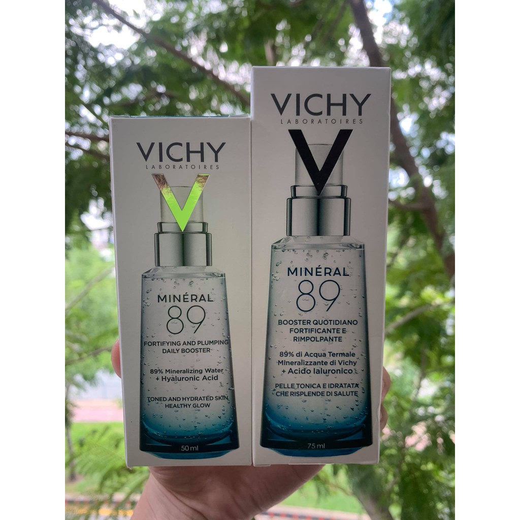 Serum Vichy 89 cấp ẩm sâu, giúp phục hồi và bảo vệ da khỏi các tác nhân ô nhiễm môi trường