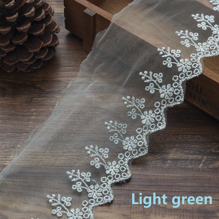 Cuộn Dây Ruy Băng Thêu Ren Rộng 10.5 Thước 1 Yard (0.9M)