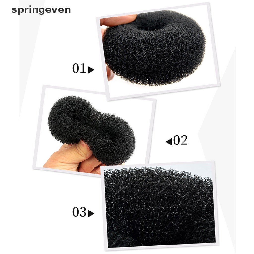 Búi Tóc Giả Hình Bánh Donut Bằng Xốp Tổng Hợp DIY