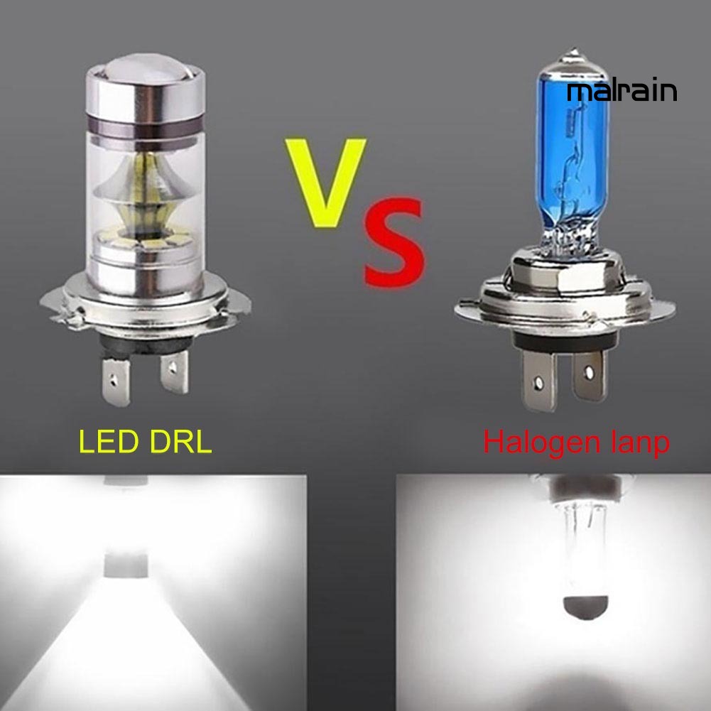 Bóng Đèn LED Sương Mù Siêu Sáng Ma 100W H4 H7 20SMD Dành Cho Xe Hơi