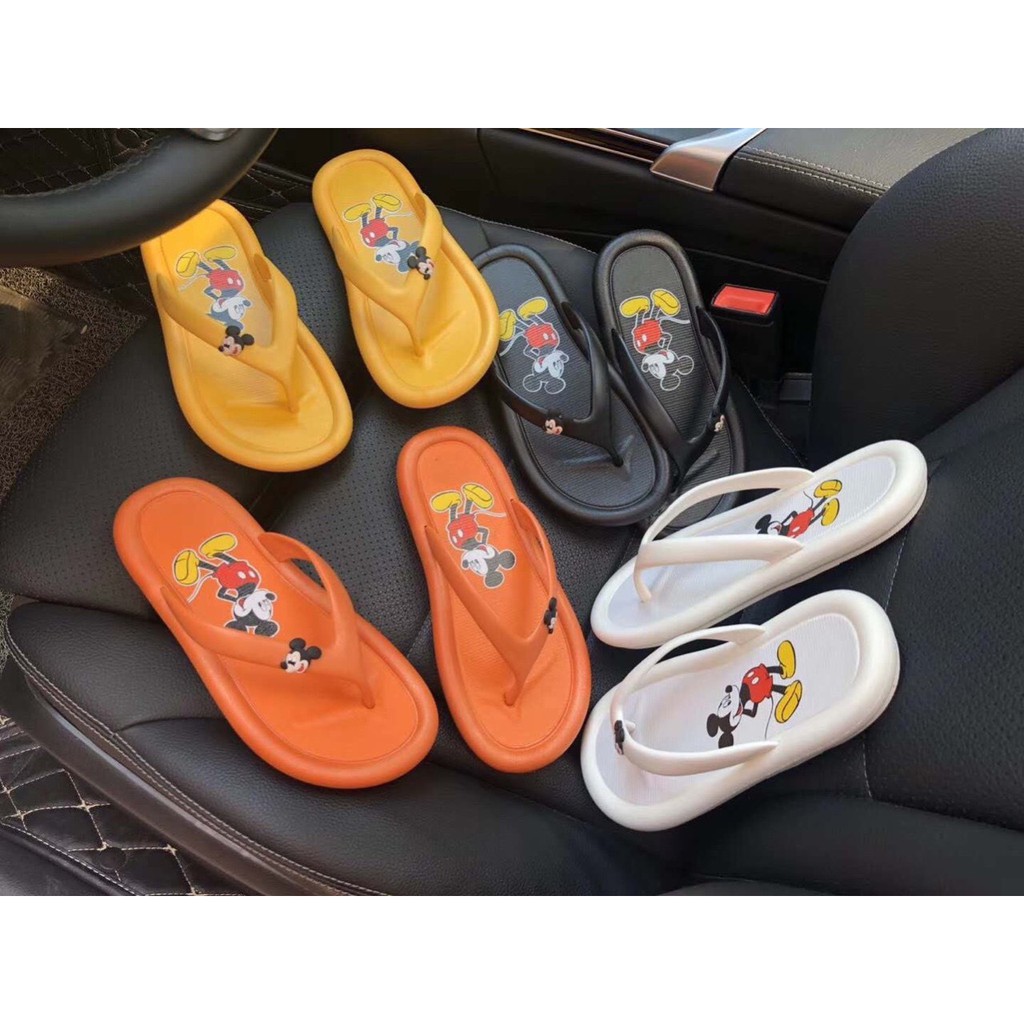 Dép kẹp Ulzzang Mickey dễ thương siêu êm chân hàng nhập khẩu | BigBuy360 - bigbuy360.vn