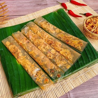Bánh tráng dẻo cuộn tôm hành