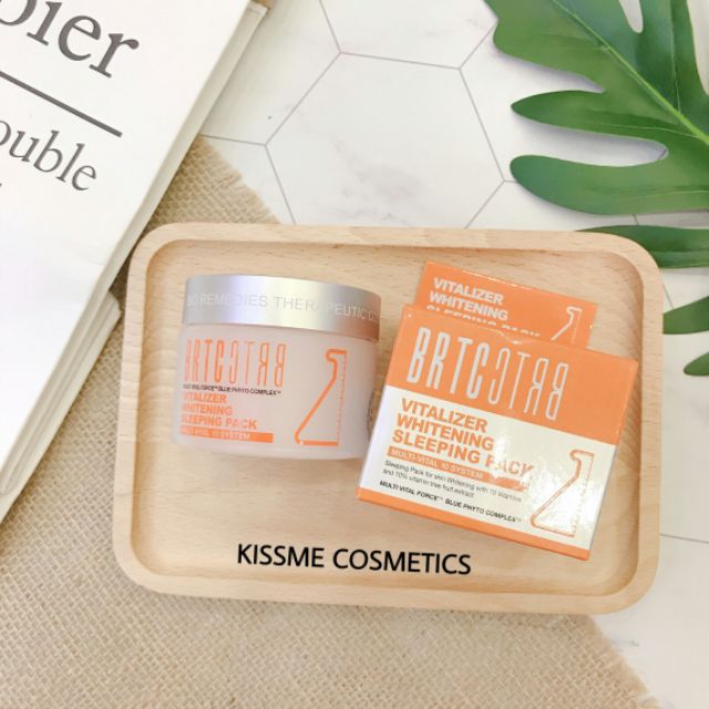 Kem ngủ BRTC VITALIZER WHITENING SLEEPING PACK