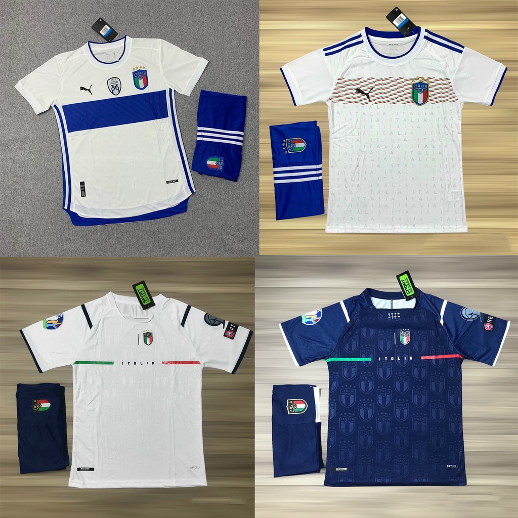 Áo quần Bóng Đá Đội Tuyển Italia- Vải Thái Cao Cấp - Co Giãn 4 Chiều