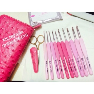 Bộ kim móc tulip Nhật