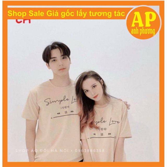 Áo đôi nam nữ simple love🌳Áo phông thun trơn nam nữ🌳form thụng tay lỡ unisex🌳mềm mịn freesize🌳co giãn 4 chiều🌳