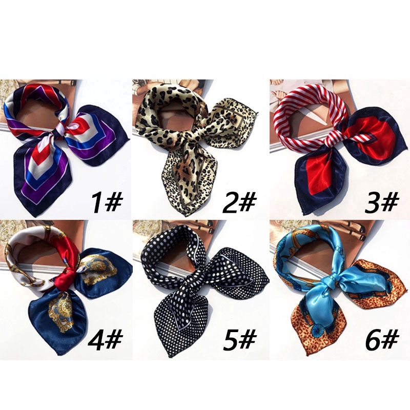 Khăn choàng cổ vải lụa nhân tạo in họa tiết độc đáo sang trọng