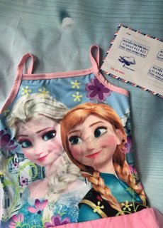 Áo bơi Elsa Anna hồng