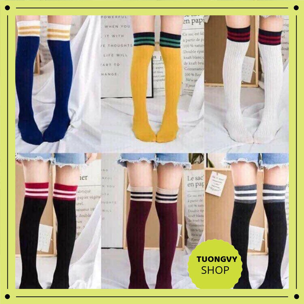 Set 4 đôi tất dài đến gối cho bé
