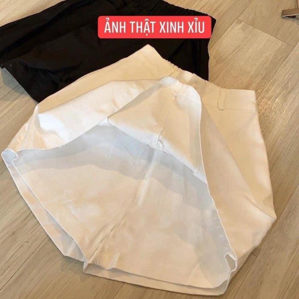 Váy Ngắn Có Ba Màu Trắng Đen Kem Dành Cho Nữ