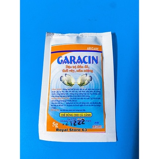 Garacin Arc Thái Lan đốm đỏ, thối vây, nấm miệng trên cá cảnh (5gram)