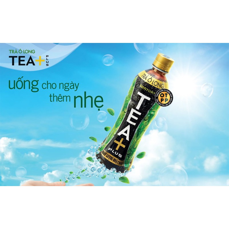 Viet Nam Olong tea plus Black ragon brown tea 350ml -trà ô long thanh nhiệt cơ thể , chống ô xy hóa- viet nam food