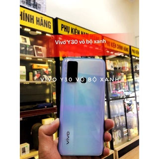 Vỏ bộ điện thoại vivo y30 xanh zin