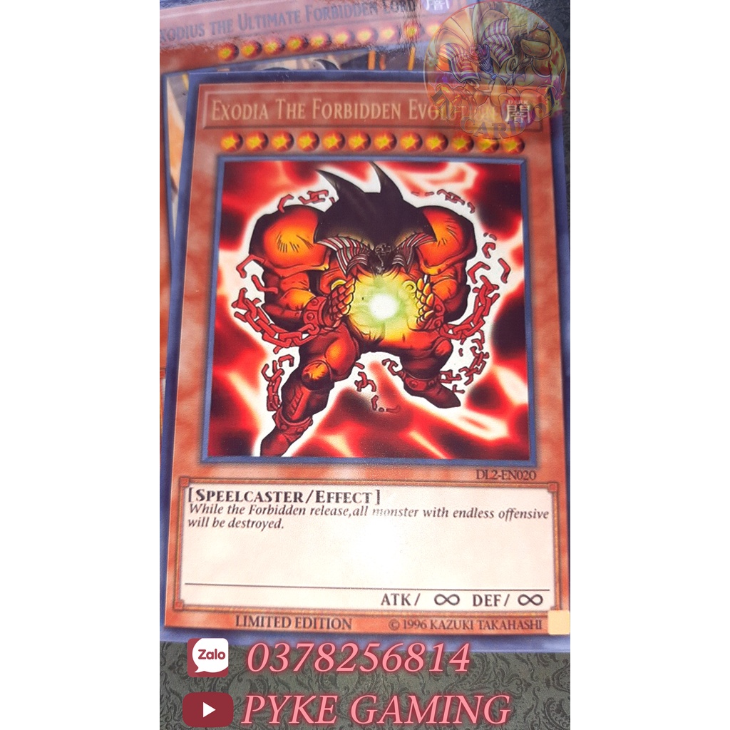 Pack 18 Lá Bài Yugioh  Exodia