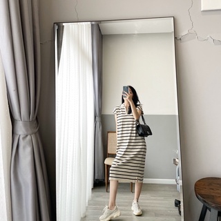 VÁY KẺ CỔ POLO BE