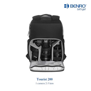 Benro tourist 200 - balo máy ảnh cao cấp cho du lịch, dã ngoại, chống nước, siêu bền