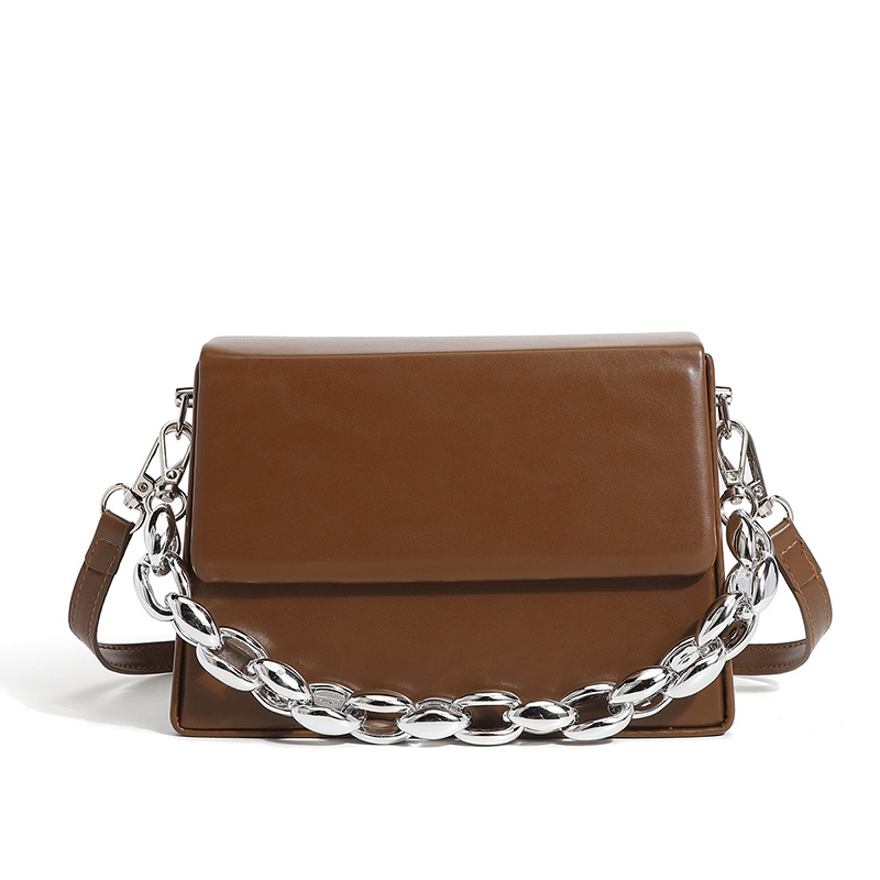 Túi Đeo Chéo Dây Xích Dáng Vuông Nhỏ Phong Cách Phương Tây Thời Trang Cao Cấp Cho Nữ