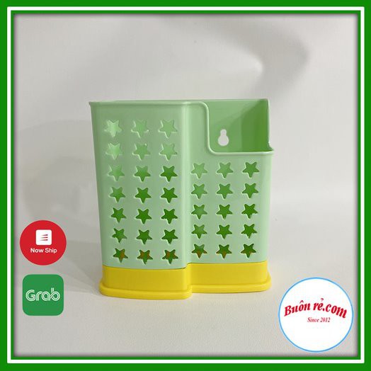 Ống đựng đũa hình sao Việt Nhật (MS:2772) - Hộp đựng đũa 2 ngăn hình tiện lợi Br01432