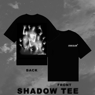 YOSICLUB ÁO THUN đen SHADOW TEE