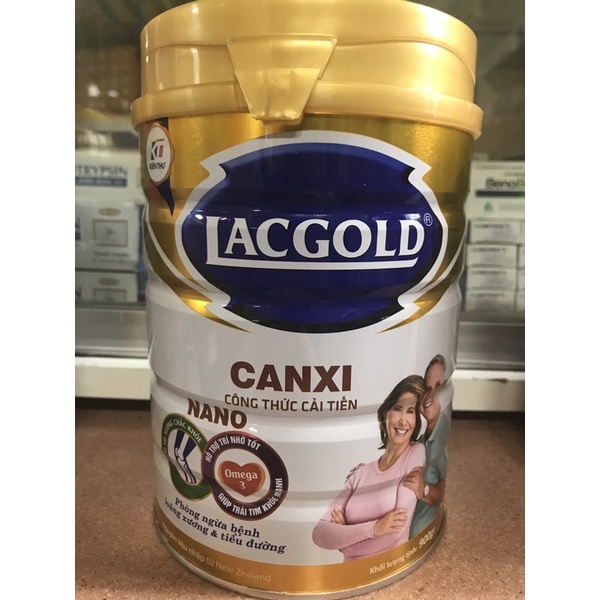 Sữa Lacgold Canxi Nano lon 900g date 2023