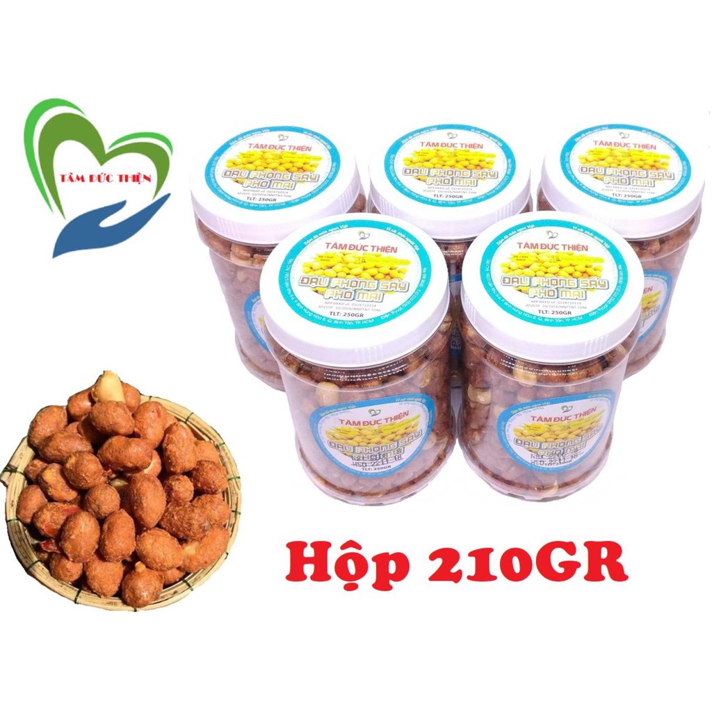 Combo 5 Hũ Đậu Phộng Rang Tỏi Ớt[Có thể Đổi Sang 5 Vị] Tâm Đức Thiện (5 x 210GR) | BigBuy360 - bigbuy360.vn