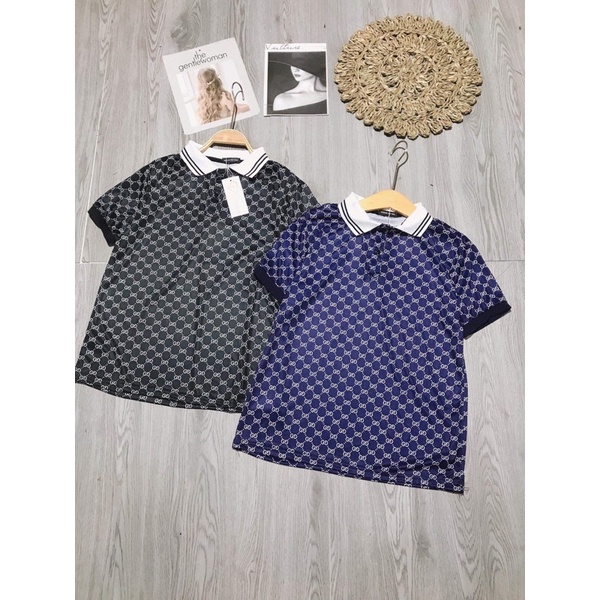 Áo polo cổ bẻ chữ toàn thân TC12