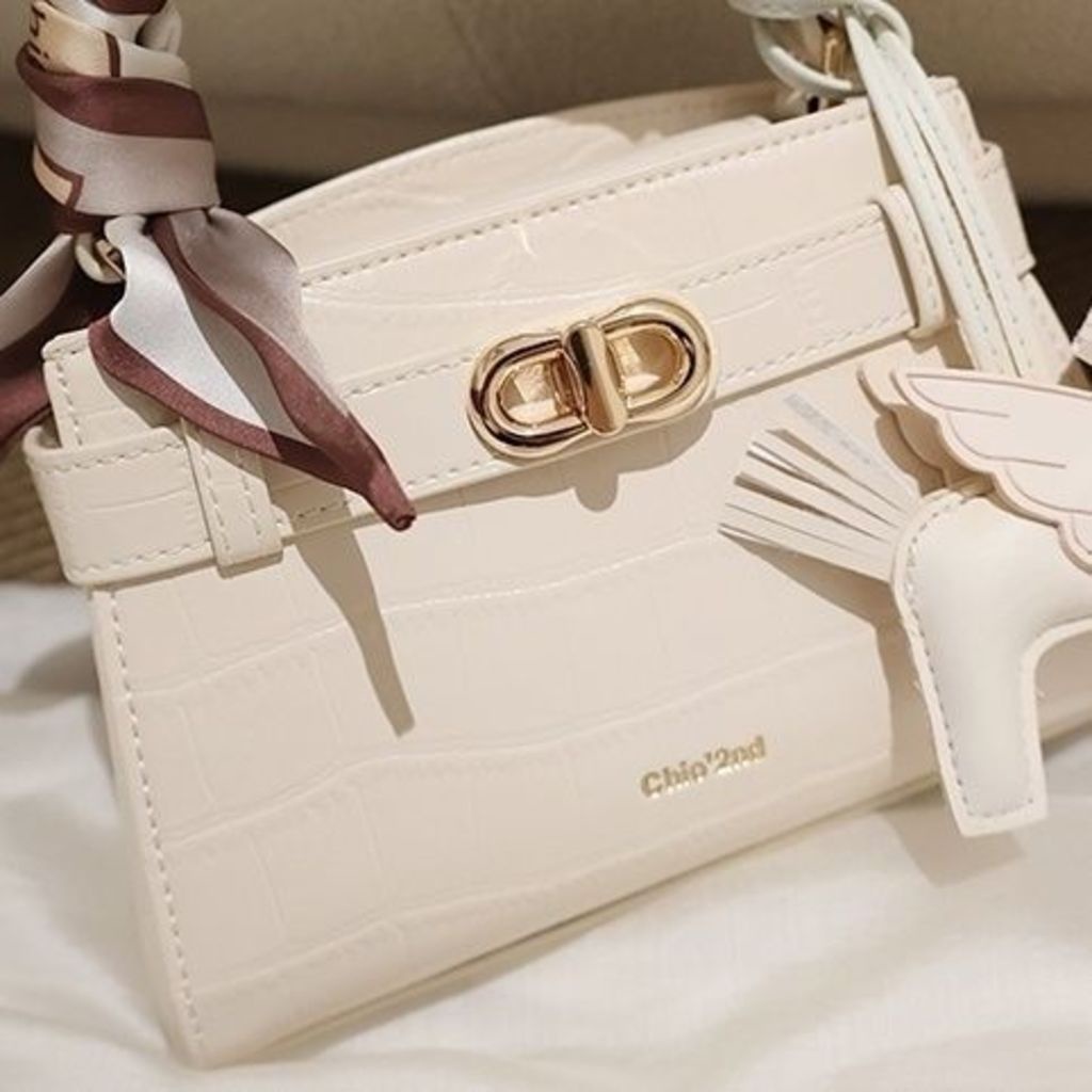 Nanfeng chio2nd Túi Đeo Chéo Kelly Kết Cấu Cao Cấp Thời Trang Mùa Hè Kiểu Mới Dành Cho Nữ