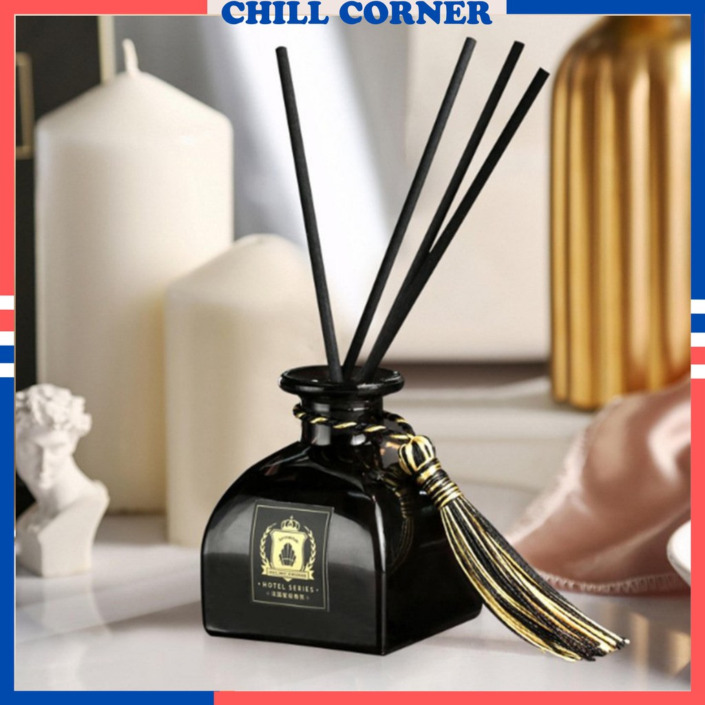 Tinh dầu thơm phòng để phòng khách phòng ngủ khách sạn 50ml có que khuếch tán hương thơm tự nhiên TD08