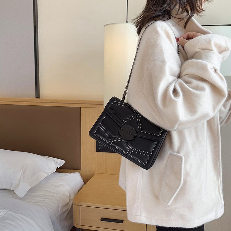Túi Đeo Chéo Quai Xích Thời Trang Hàn Quốc Thanh Lịch Cho Nữ