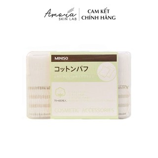 Bông Tẩy Trang Miniso 475 Miếng - 100% Cotton Mềm Mại