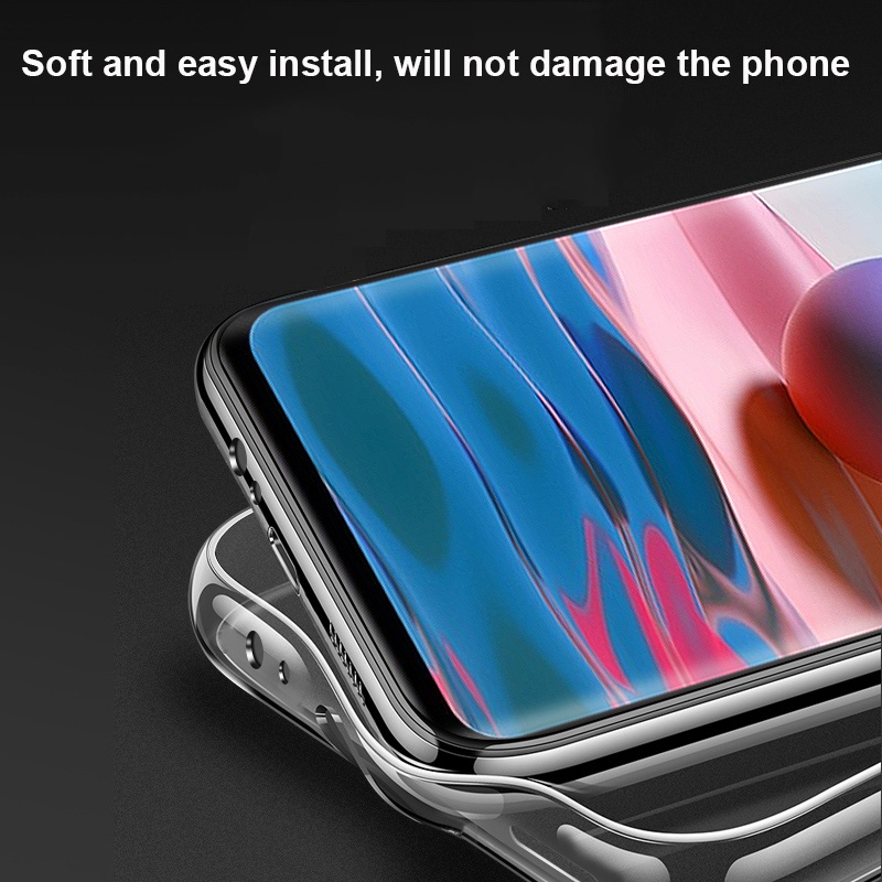 Ốp điện thoại silicone trong suốt siêu mỏng cho Xiaomi Redmi Note 10 Pro Max Note 10s K40 Pro 9t