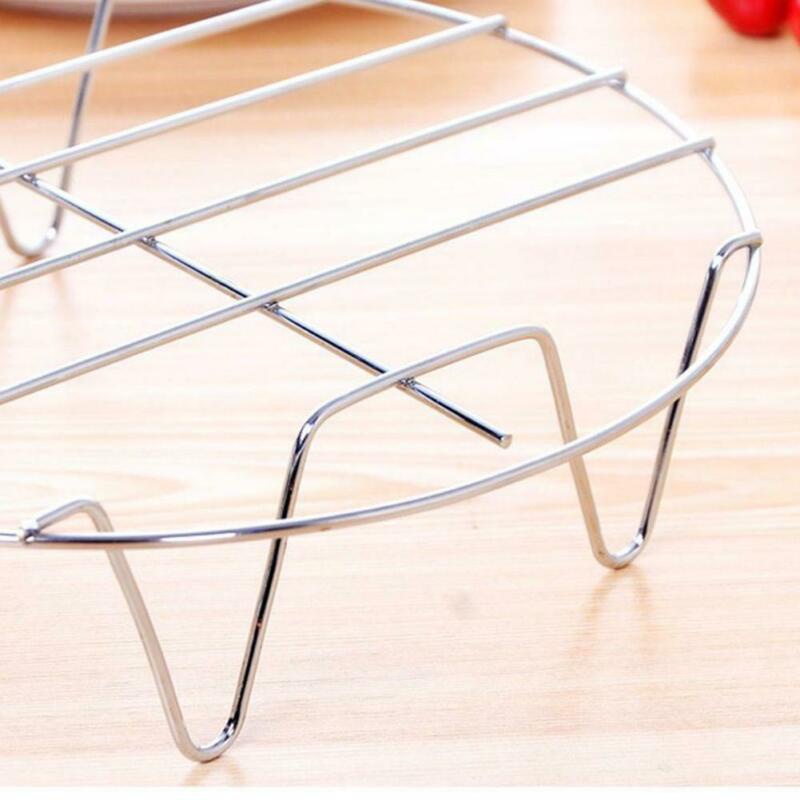 Giá Nướng Bánh Bằng Thép Không Gỉ Một Tầng Phù Hợp Cho Nồi Chiên Không Dầu 2.5qt-6.4qt M3D8