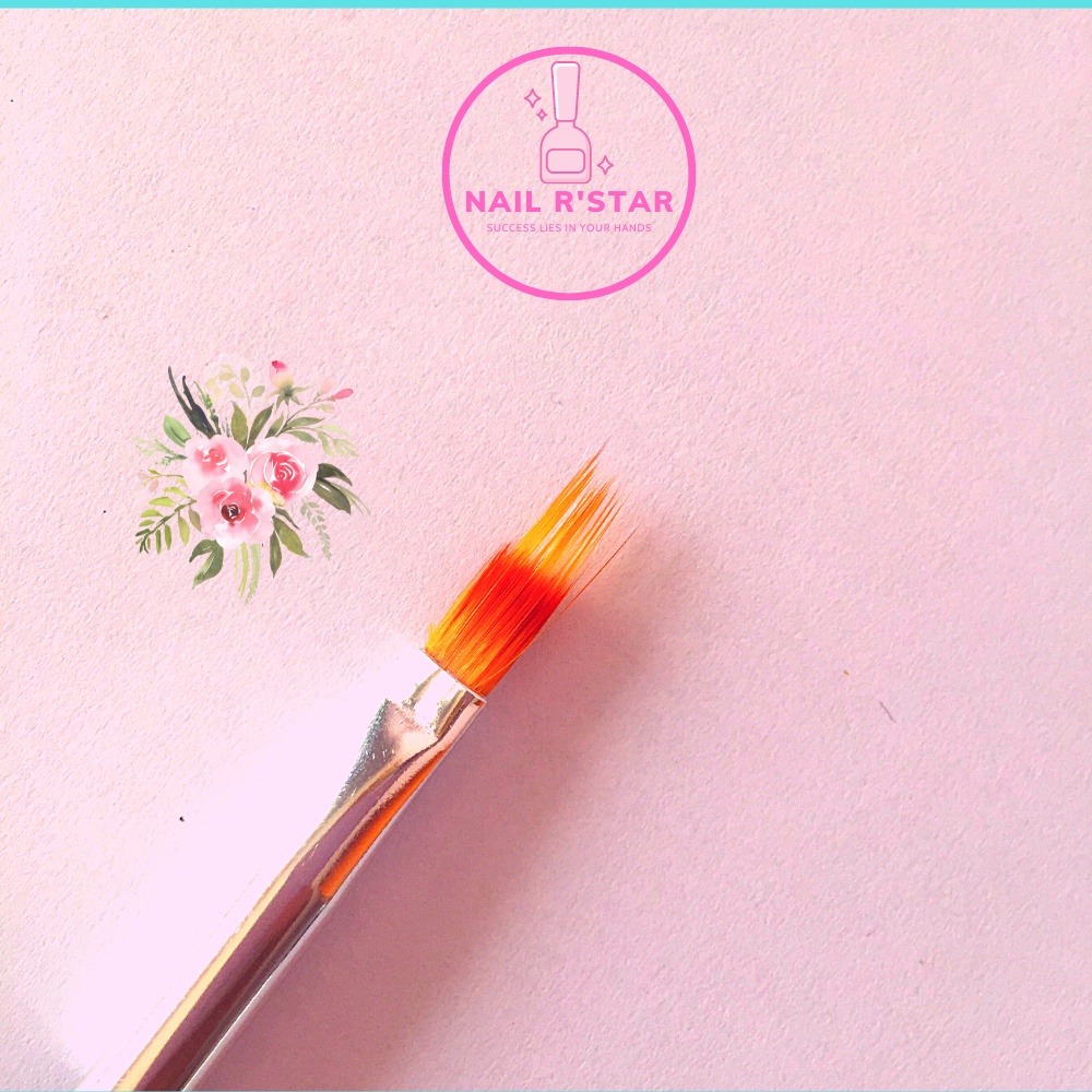 Cọ xước Nail, Cọ Xước ombre - cọ vuốt Nail, cọ omber dùng loang màu vẽ móng chuyên dụng cho dân làm móng NAIL R’STAR
