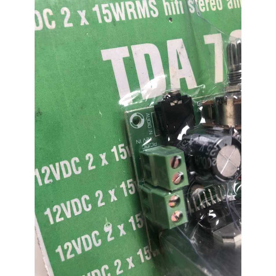BO MẠCH KHUẾCH ĐẠI LOA ÂM THANH TDA 7297- 15W-SONG MÃ