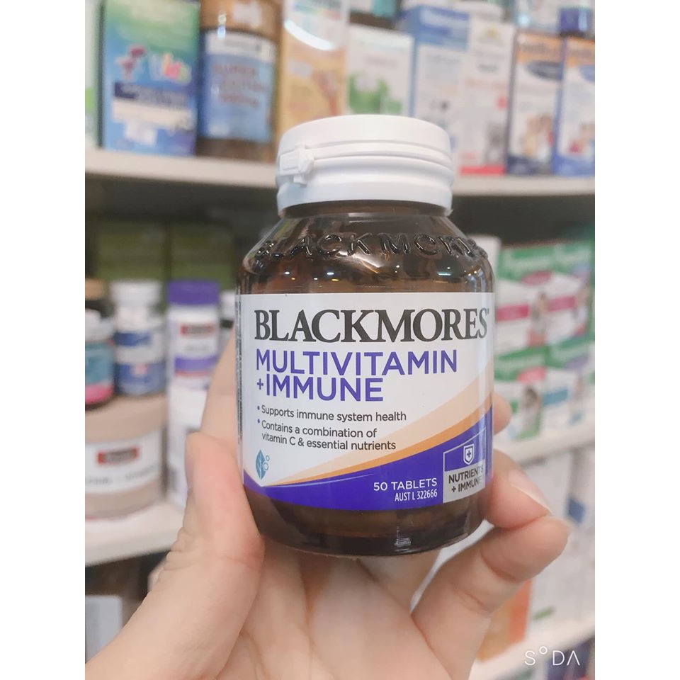 Viên uống vitamin tổng hợp Blackmores Multivitamin Immune 50 viên
