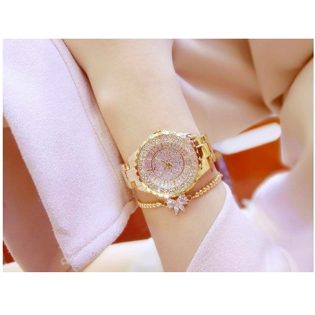Đồng Hồ Nữ BEE SISTER 0280 Đính Đá Chính Hãng