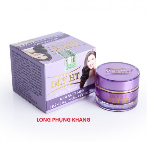 Kem ngừa mụn sáng da OLY HT hàng chính hãng Long Phụng Khang