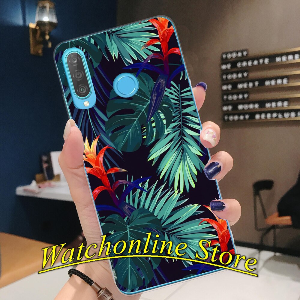 Ốp lưng dẻo Vsmart Joy 4 - Live 4 - Star 4 - Joy 1 - Joy 1+ trong in hình hoa lá cành
