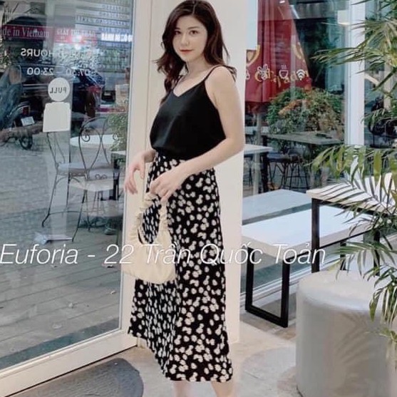 [ Mã FAMAYWA2 giảm 10K đơn 50K] Set áo 2 dây đũi lụa - chân váy voan hoa nhí siêu xinh mix tùy chọn | BigBuy360 - bigbuy360.vn