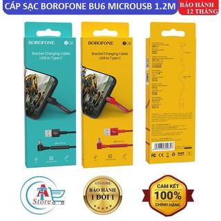 Cáp sạc nhanh borofone bu6 microusb 2a dài 1.2m - cáp sạc cho android