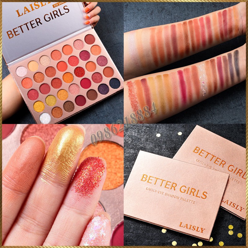 Bảng phấn mắt Laisly Better Girls LBG35