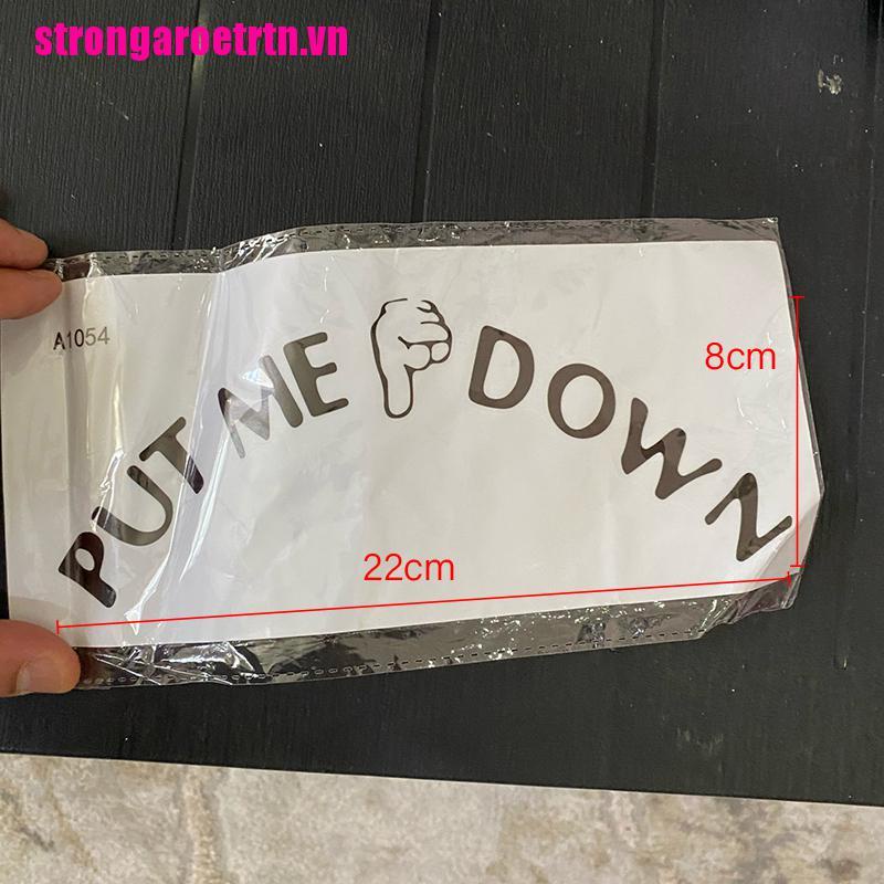 【strong】Bathroom wall sticker home decor Toilet Decal DIY Funny rest room Wall