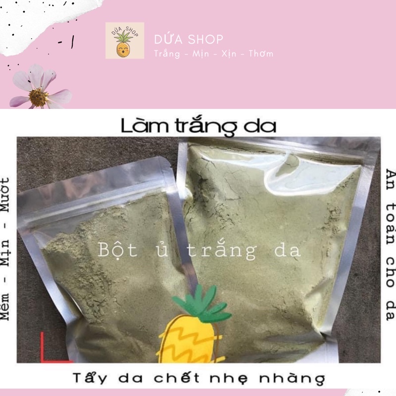 Bột Ủ Trắng Da Body Dứa Shop - Làm sạch da, Tắm Trắng, Dưỡng Ẩm, Mang đến làn da body mướt mịn | BigBuy360 - bigbuy360.vn