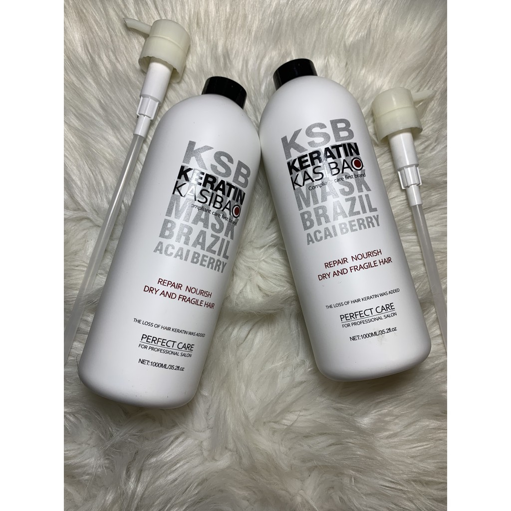 Hấp Dầu Keratin Kasibao KSB 1000ml Hấp Siêu Bóng Mượt