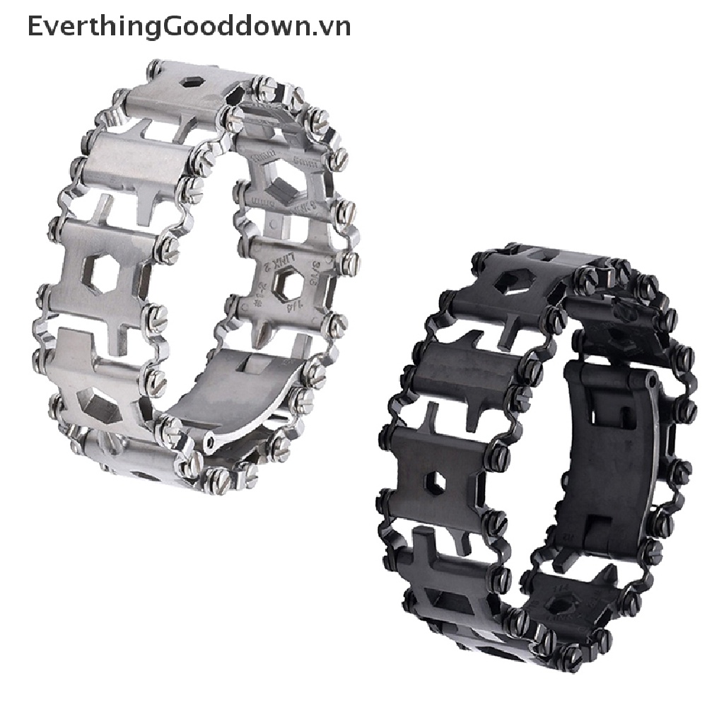 Vòng Đeo Tay Bằng Thép Không Gỉ Đa Năng 29 Trong 1