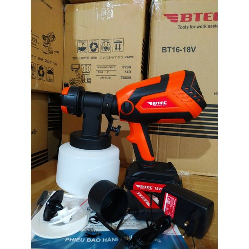 Máy phun sơn  Btec BT16-18V
