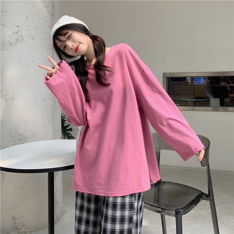 SUXI Áo Thun Cotton Màu Sắc Thời Trang Cho Nữ