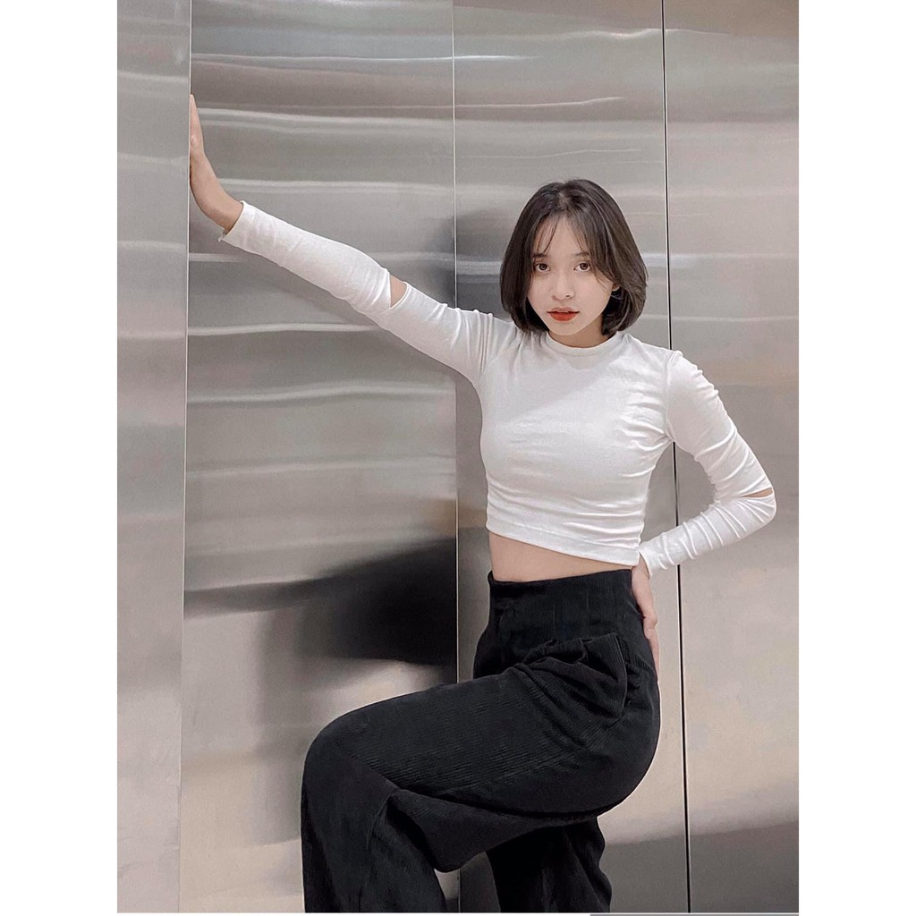 Quần Ống Rộng Suông, Culottes Dáng Dài Lưng Cao Khóa Trước Chất Liệu Nhung Tăm Cao Cấp Thời Trang Thu Đông Cho Phái Nữ | BigBuy360 - bigbuy360.vn